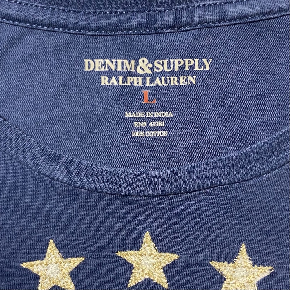 Men's Blue Graphic T-Shirt - Picture 3 of 4